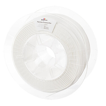 Spectrum Premium PLA blanc polaire (polar white) 1,75 mm 1kg