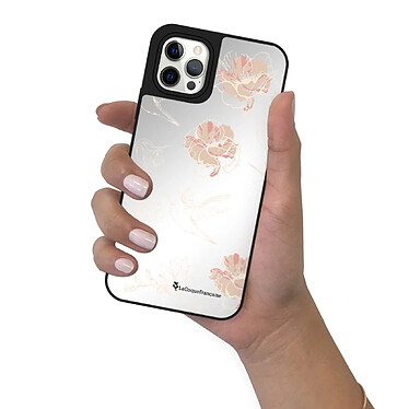 Acheter LaCoqueFrançaise Coque iPhone 12/12 Pro miroir Fleurs Blanches Design