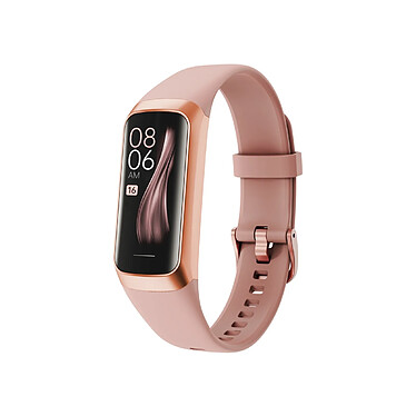 Eko Bracelet Connecté 5.0 Édition Flame Waterproof IP68 à Fonction Multi-sport Rose champagne