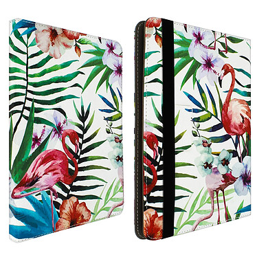 Acheter Avizar Housse Universelle Tablette 9' à 10' Etui Motif Tropical Flamant Rose Support