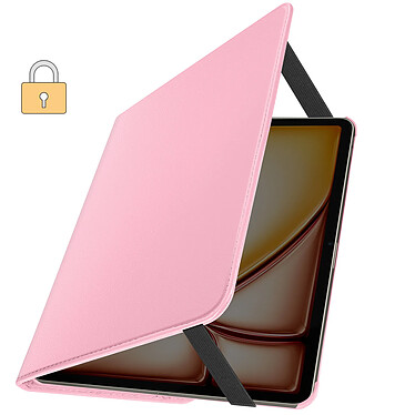 Acheter Avizar Étui Clapet pour iPad Air 13 2024 Folio Rotatif 360 Support Stand Rose