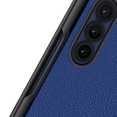 Avizar Coque pour Samsung Galaxy Z Fold 6 Deisgn Pliable Texture Grainée Bleu Nuit pas cher