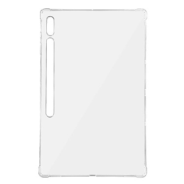 Avizar Coque pour Samsung Galaxy Tab S8 Ultra Silicone Gel avec Coins Renforcés  Transparent