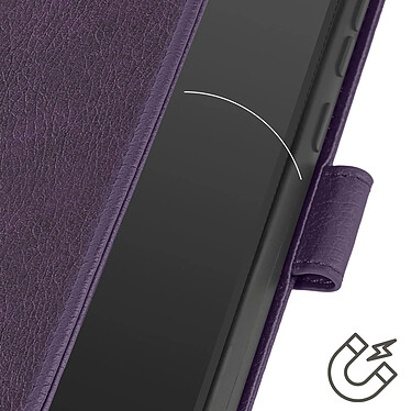 Avizar Étui pour Samsung Galaxy A05 Clapet Portefeuille et Support Vidéo Violet Foncé pas cher