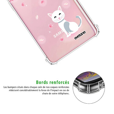 Acheter Evetane Coque Samsung Galaxy S20 anti-choc souple angles renforcés transparente Motif Chat et Fleurs