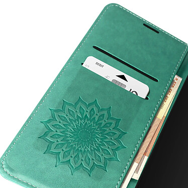 Acheter Avizar Étui Mandala Fleur pour Xiaomi Redmi 10 et Redmi 10 2022 Portefeuille Support Vidéo  Vert