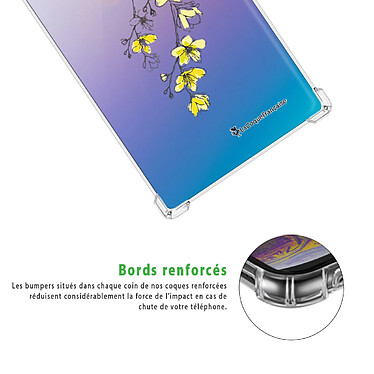 Acheter LaCoqueFrançaise Coque Samsung Galaxy Note 10 Silicone antichocs Solides coins renforcés  transparente Motif Fleurs Cerisiers