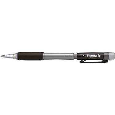 PENTEL Porte-mines Fiesta II Pointe 0,7 mm Corps Noir x 12