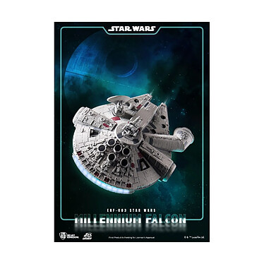 Star Wars - Diorama lumineux Egg Attack Millennium Falcon Floating Ver. 13 cm