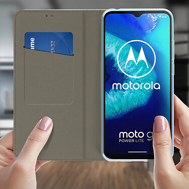 Avis Avizar Étui Motorola Moto G8 Power Lite Housse Folio Porte-carte Fonction Support Or