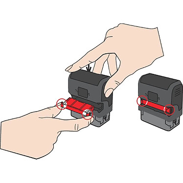 Avis TRODAT Cassette encreur de rechange pour tampon 6/4911A Noir x 2