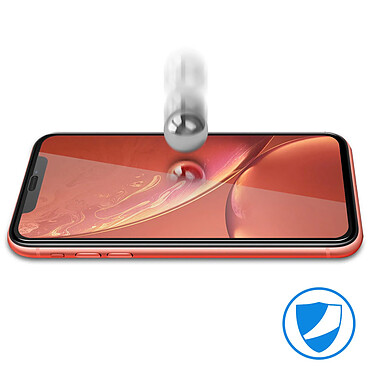 Acheter Avizar Film iPhone XR Verre trempé ultra-résistant Dureté 9H contour Noir