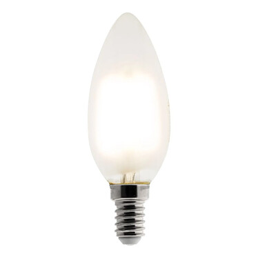 Elexity - Ampoule Déco filament LED dépoli Flamme 4W E14 400lm 2700K (blanc chaud)