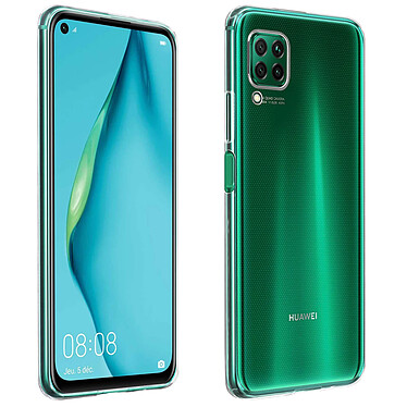 Avizar Coque Huawei P40 Lite Protection Silicone Souple Ultra-Fin Transparent