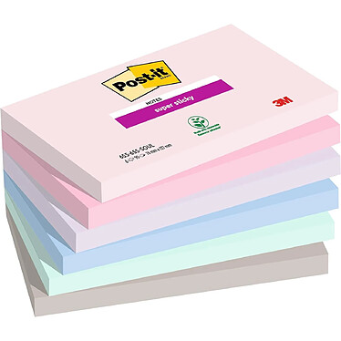 POST-IT Bloc-note adhésif Super Sticky Notes, 127 x 76 mm