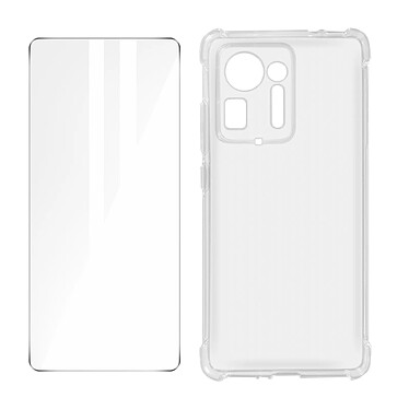 Avizar Pack Protection Xiaomi Mix 4 Coque Souple et Verre Trempé transparent