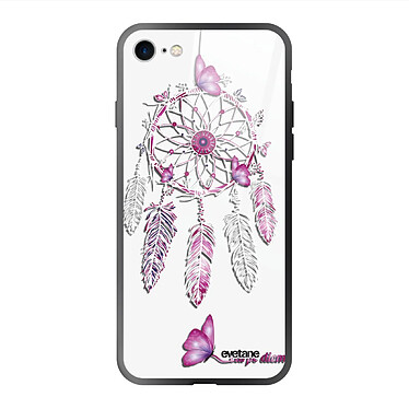 Evetane Coque iPhone 7/8/ iPhone SE 2020/ 2022 Coque Soft Touch Glossy Carpe diem Design