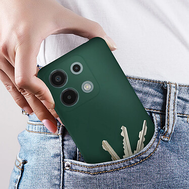 Avizar Coque pour Xiaomi Redmi Note 13 Pro 4G Soft-touch Anti-traces Vert pas cher