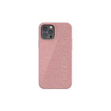 Superdry Coque pour Apple iPhone 12 / 12 Pro Collection "Snap Case Compostable" Rose