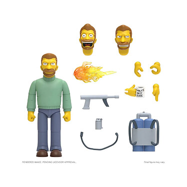 Les Simpson - Figurine Ultimates Hank Scorpio 18 cm