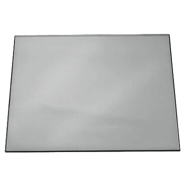 DURABLE Sous-main 650x520 mm avec rabat transparent Argent