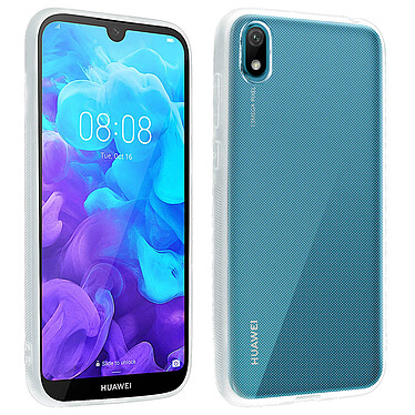 Avizar Coque Huawei Y5 2019 et Honor 8S Souple et Verre Trempé Biseauté Contour noir