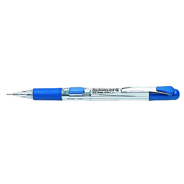 PENTEL Porte mines TECHNICLICK G Avance Latérale Corps Bleu Mine 0,5 mm x 12