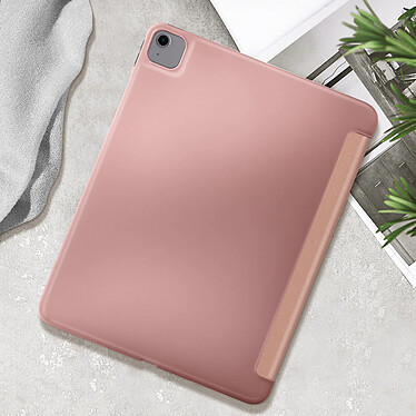 Acheter Avizar Étui pour iPad Air 13 2024 Clapet Pliable Support Multipostions Rose Champagne