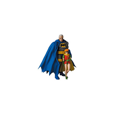 Batman : Dark Knight - Figurines MAF EX Batman Blue Version & Robin 11- 16 cm pas cher