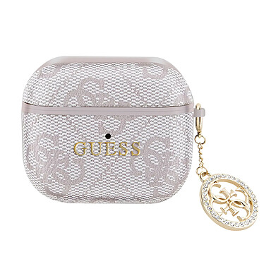 Guess Coque pour AirPods 3 avec Charm Design Élégant Rose Poudré