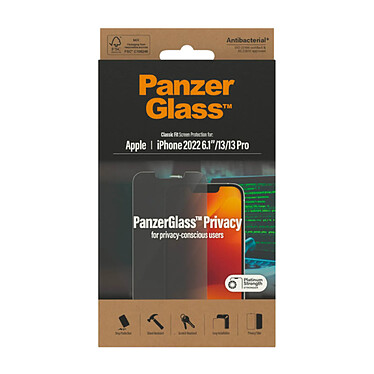 Acheter PanzerGlass Verre de protection Privacy pour iPhone 14/13/13 Pro (PG-P2767)