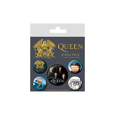 Queen - Pack 5 badges Classic