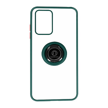 Avizar Coque pour Xiaomi Redmi 10 et 10 2022 Bi-matière Bague Métallique Support Vidéo Vert