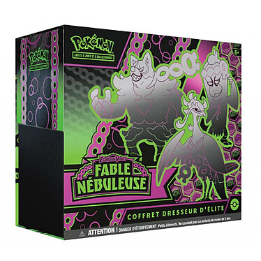 Pokemon Coffret JCC Dresseur d'Élite 9 Boosters Écarlate et Violet Fable Nébuleuse Multicolore