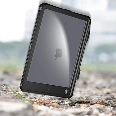 Redpepper Coque Intégrale pour iPad 7 2019 , 8 2020 et 9 2021 Waterproof IP68  Contour Noir pas cher