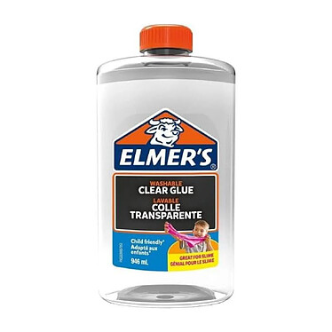 ELMER'S Colle Liquide Transparente, lavable et adaptée aux enfants, 946 ml