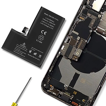 Avis Clappio Batterie interne pour Apple iPhone 14 Pro 3200mAh Puce TI intégré Noir