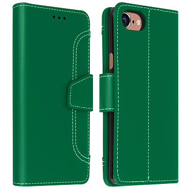 Avizar Housse pour iPhone SE 2022, 2020 et 8, 7, 6S, 6 Étui Folio Portefeuille Fonction Support  Vert