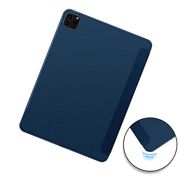 Avis Evetane Etui Smart Cover iPad Pro 11' (2018/2020/2021) / iPad Air 4 (2020) / iPad Air 5 (2022) Bleu à rabat avec support