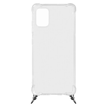 Avizar Coque Galaxy A51 Anneau personnalisable avec bijou/Chaîne - Transparent