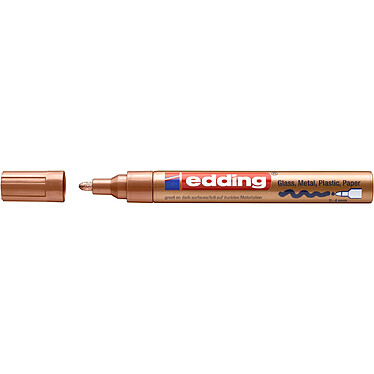 EDDING Marqueur Peinture Brillante 750 Pointe Ronde Cuivre 2-4 mm