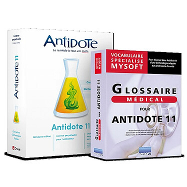 Druide Antidote 11 + Glossaire Médical - Licence perpétuelle - A télécharger