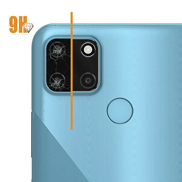 Acheter Avizar Film Caméra pour Realme C21Y et C25Y Verre Trempé 9H Anti-traces  Transparent