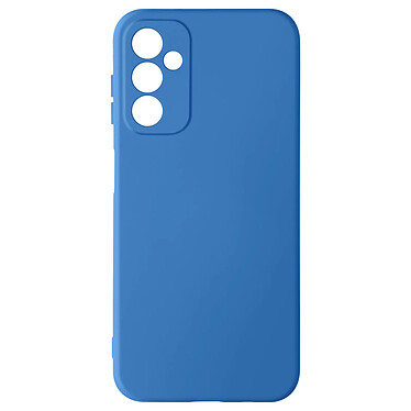 Avizar Coque pour Samsung Galaxy A14 4G et 5G Silicone Semi-rigide Finition Douce au Toucher Fine  Bleu