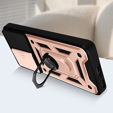 Avizar Coque pour Xiaomi 13 avec Cache caméra et Bague Support Vidéo  Rose Gold pas cher