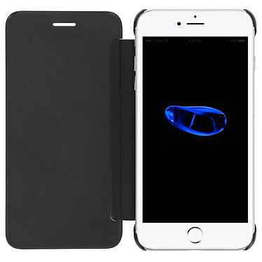 Avis Avizar Housse Etui Folio Miroir Noir iPhone 7 Plus / iPhone 8 Plus Clapet translucide