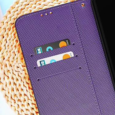 Avis Avizar Étui Folio pour Honor Magic 5 Lite 5G Effet Croisillons avec Dragonne  violet