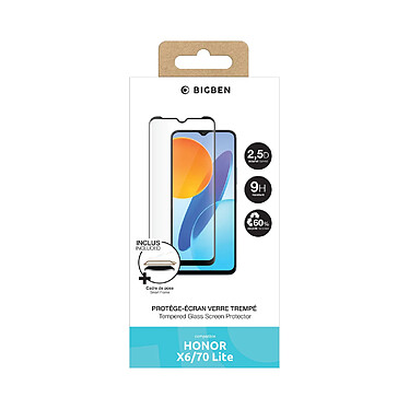 BigBen Connected Protection d'Écran pour Honor X6/70 Lite en Verre Trempé 2.5D Transparent pas cher