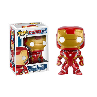 Captain America Civil War - Figurine POP! Bobble Head Iron Man 10 cm