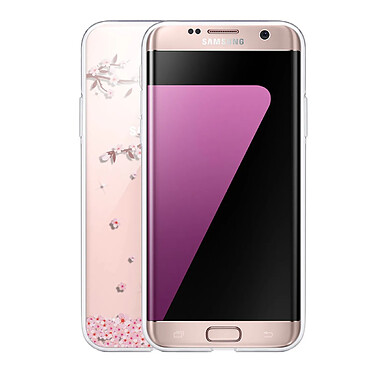 Avis Evetane Coque Samsung Galaxy S7 Edge 360 intégrale transparente Motif Chute De Fleurs Tendance